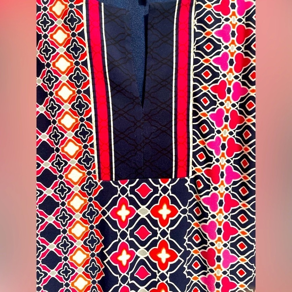 Laundry By Shelli Segal Geometric Boho Sheath Mini Dress - Picture 5 of 9
